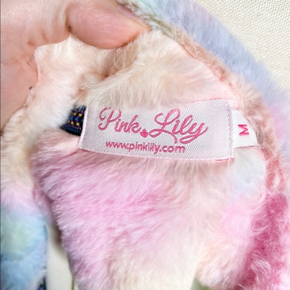 Pink Lily Can’t Wait Rainbow Tie Dye Pullover - Picture 3 of 3